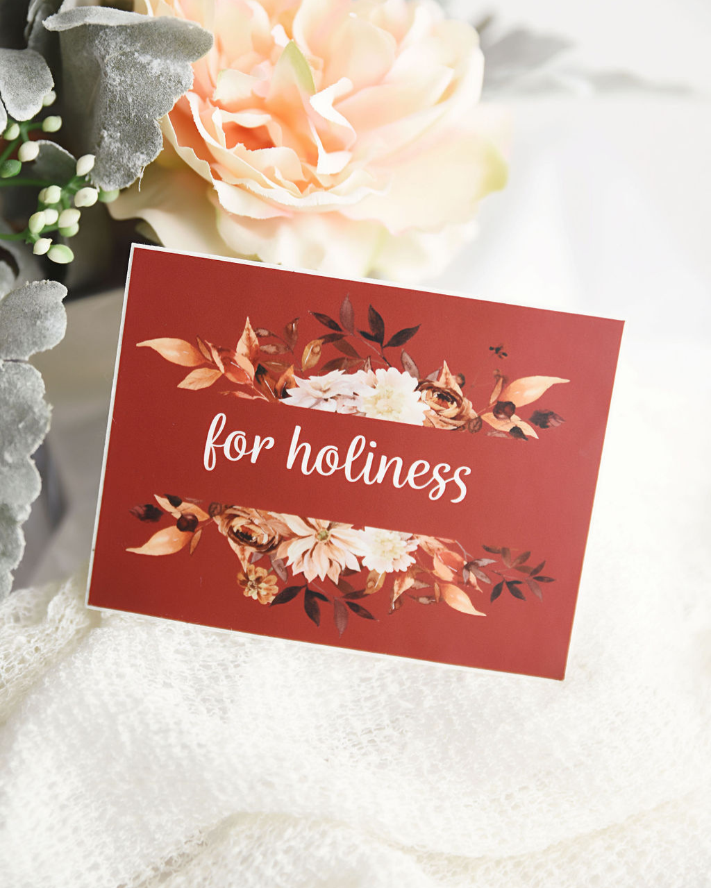 CREATED FOR HOLINESS STICKER